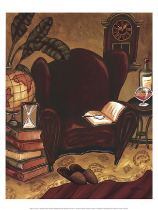 Framed Cozy Den I Print