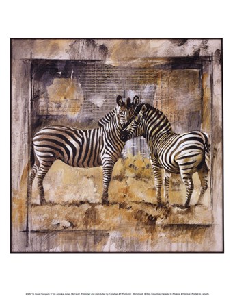 Framed In Good Company II Print