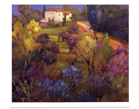 Framed Spring Orchard Print