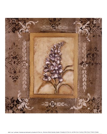 Framed Lilac Print