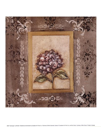Framed Hydrangea Print