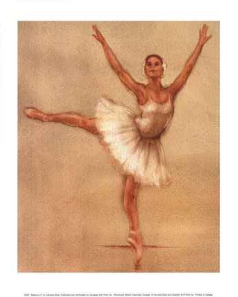 Framed Ballerina II Print