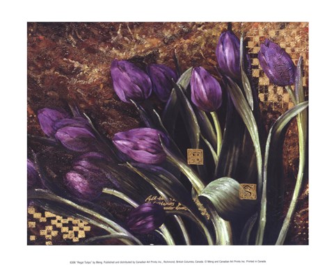 Framed Regal Tulips Print