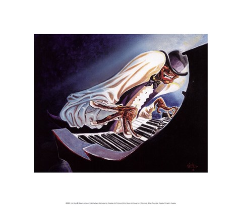 Framed Hot Keys Print