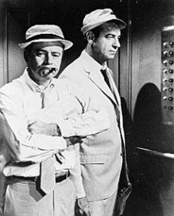 Framed Jack Lemmon and Walter Matthau Print