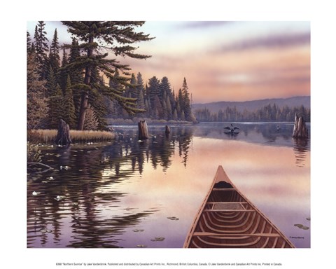 Framed Northern Sunrise Print