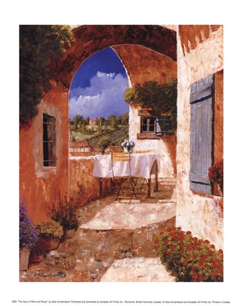 Framed Days of Wine and Roses Print