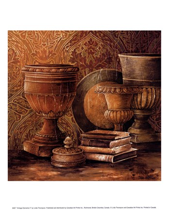 Framed Vintage Elements II Print