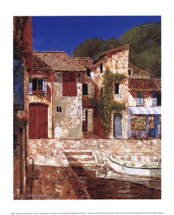 Framed Quiet Days of Summer Print