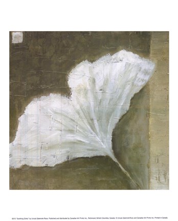 Framed Soothing Ginko Print