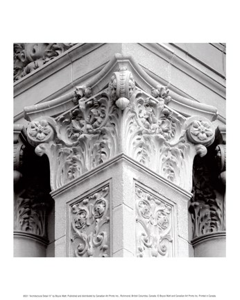 Framed Architectural Detail IV Print