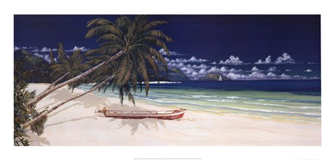 Framed Tranquil Evening Print