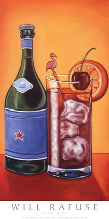 Framed Shirley Temple Print