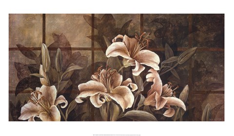 Framed Lily Impression Print