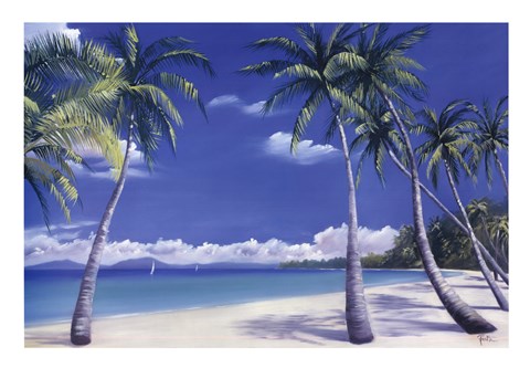 Framed Secluded Cove Print