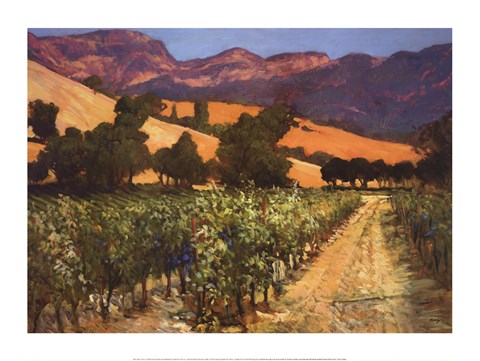Framed Wine Country Print
