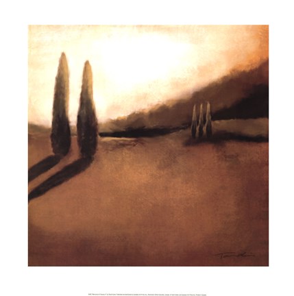 Framed Memories of Tuscany II Print