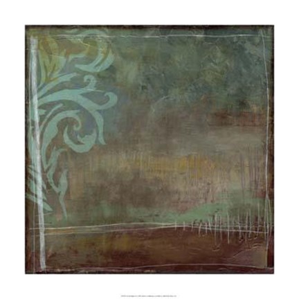 Framed Lush Filigree II Print