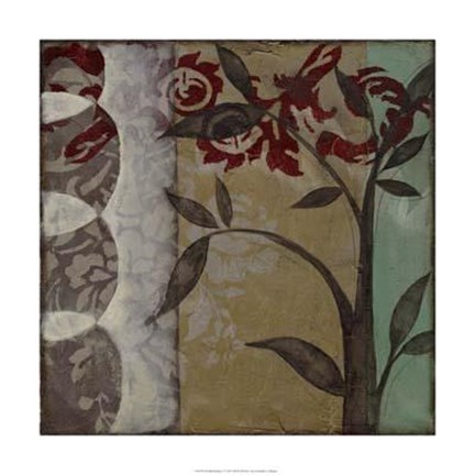 Framed Woodland Fantasy I Print