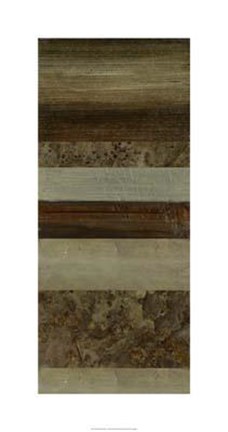 Framed Abstract Slate I Print