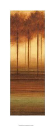 Framed Treeline Horizon II Print