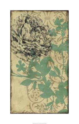 Framed Tandem Blooms II Print