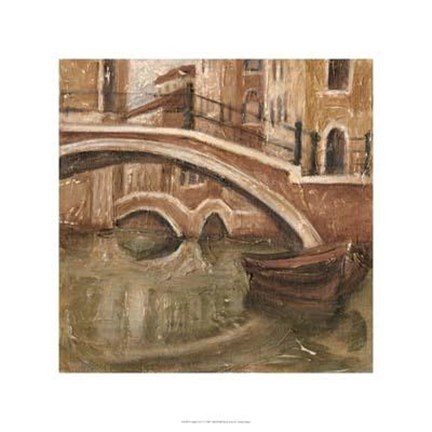 Framed Canal View I Print