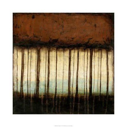 Framed Autumnal Abstract IV Print