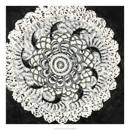 Framed Abstract Rosette I Print