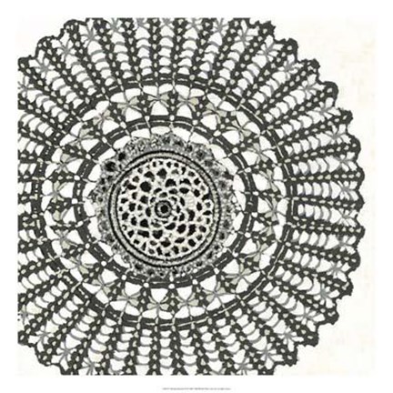 Framed Abstract Rosette II Print