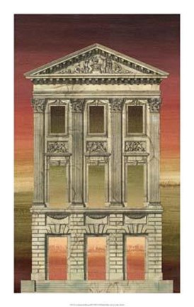 Framed Architectural Illusion III Print