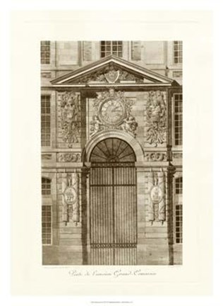 Framed Ornamental Door II Print
