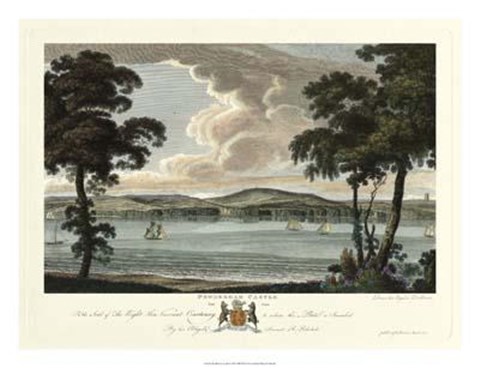 Framed Powderham Castle Print