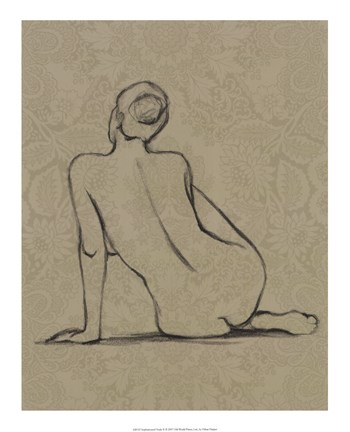 Framed Sophisticated Nude II Print