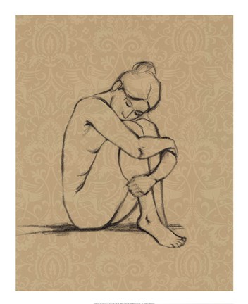 Framed Sophisticated Nude III Print