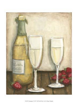 Framed Champagne Print