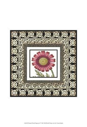 Framed Printed Floral Potpourri I Print
