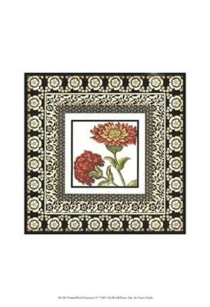Framed Printed Floral Potpourri IV Print