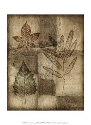 Framed Custom Impressed On Patina IV Print