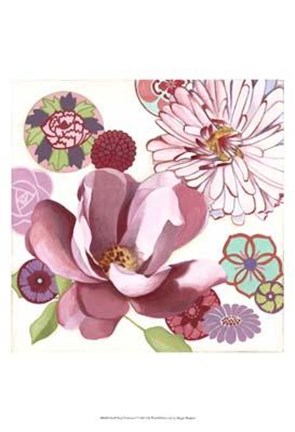 Framed Small Petal Profusion I Print