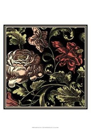 Framed Small Floral Fancy I Print