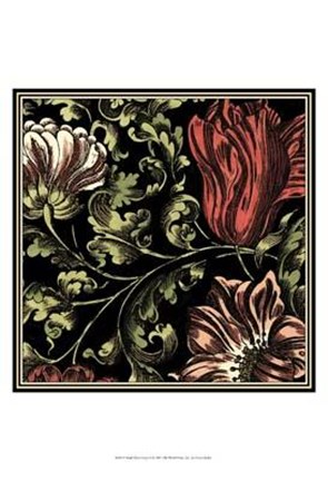 Framed Small Floral Fancy II Print