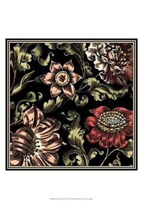 Framed Small Floral Fancy III Print