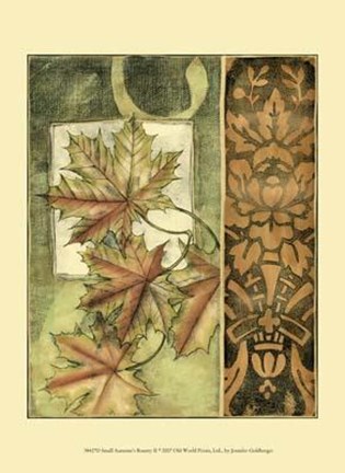 Framed Small Autumn&#39;s Bounty II Print