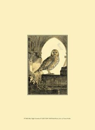 Framed Mini Night Guardian IV Print