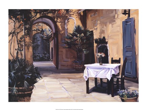 Framed Table for Two Print