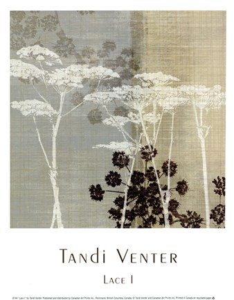 Framed Lace I Print