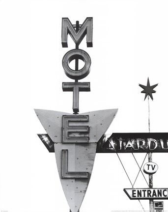 Framed Stardust Motel Print