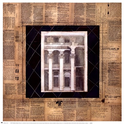 Framed Architectural Elevation I Print