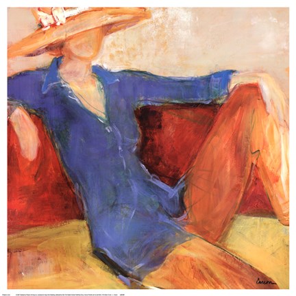 Framed At The Beach House I Print